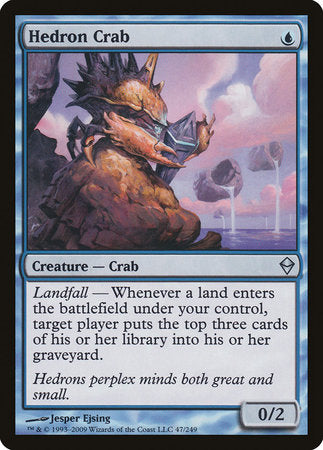 Hedron Crab [Zendikar] | Good Games Cannington