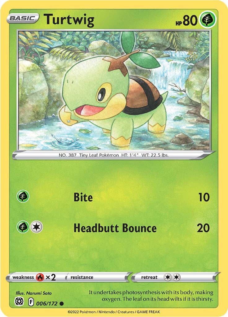 Turtwig (006/172) [Sword & Shield: Brilliant Stars] | Good Games Cannington
