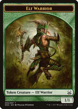 Elf Warrior Token [Duel Decks: Mind vs. Might Tokens] | Good Games Cannington