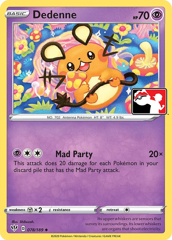 Dedenne (078/189) [Prize Pack Series One] | Good Games Cannington