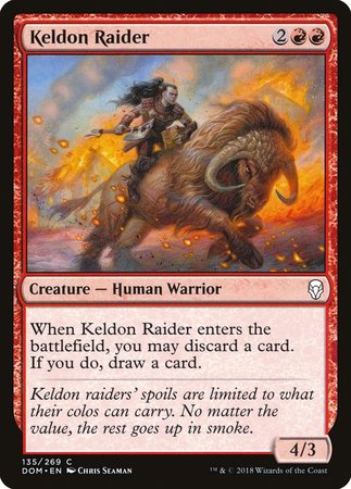 Keldon Raider [Dominaria] | Good Games Cannington