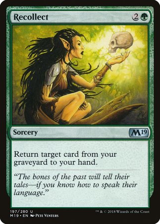 Recollect [Core Set 2019] | Good Games Cannington
