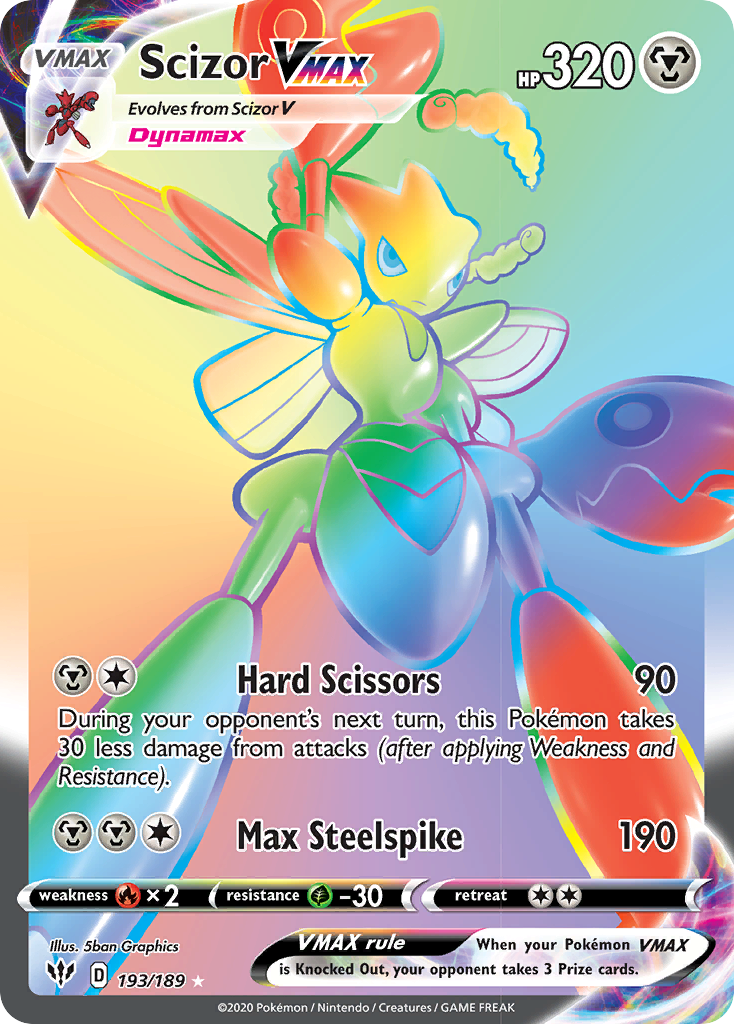 Scizor VMAX (193/189) [Sword & Shield: Darkness Ablaze] | Good Games Cannington