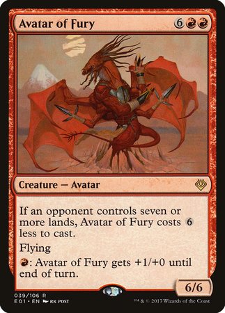 Avatar of Fury [Archenemy: Nicol Bolas] | Good Games Cannington