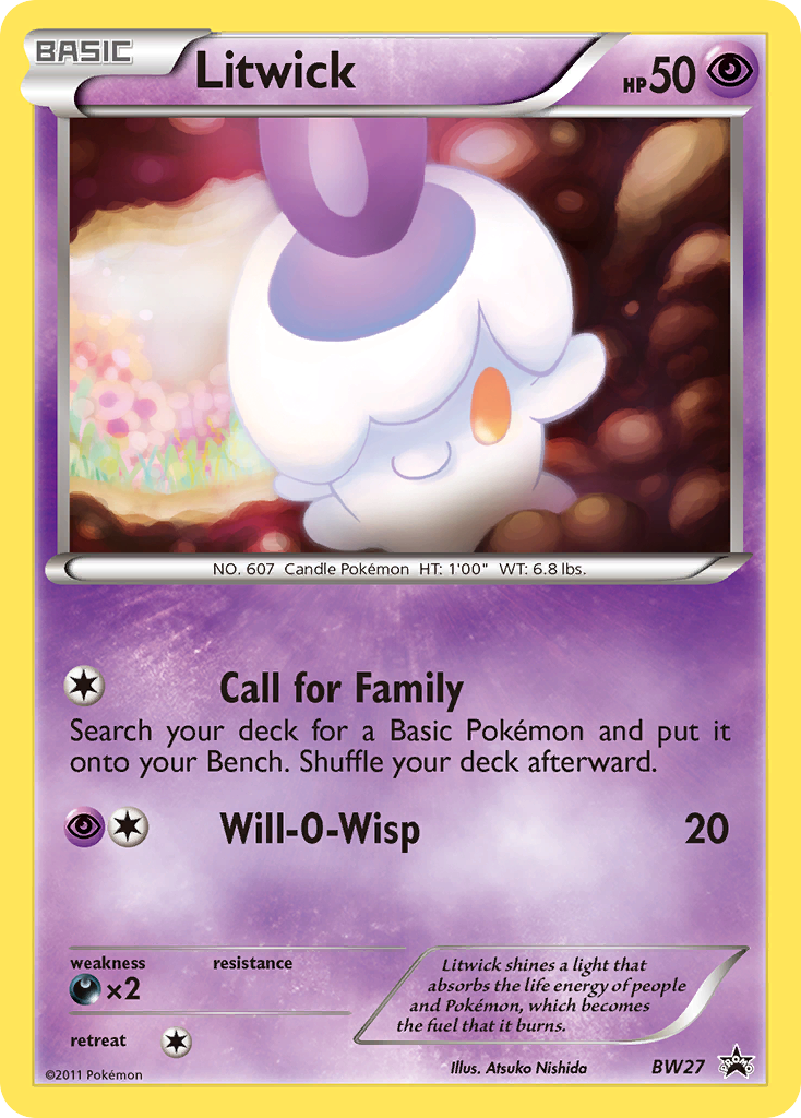 Litwick (BW27) [Black & White: Black Star Promos] | Good Games Cannington