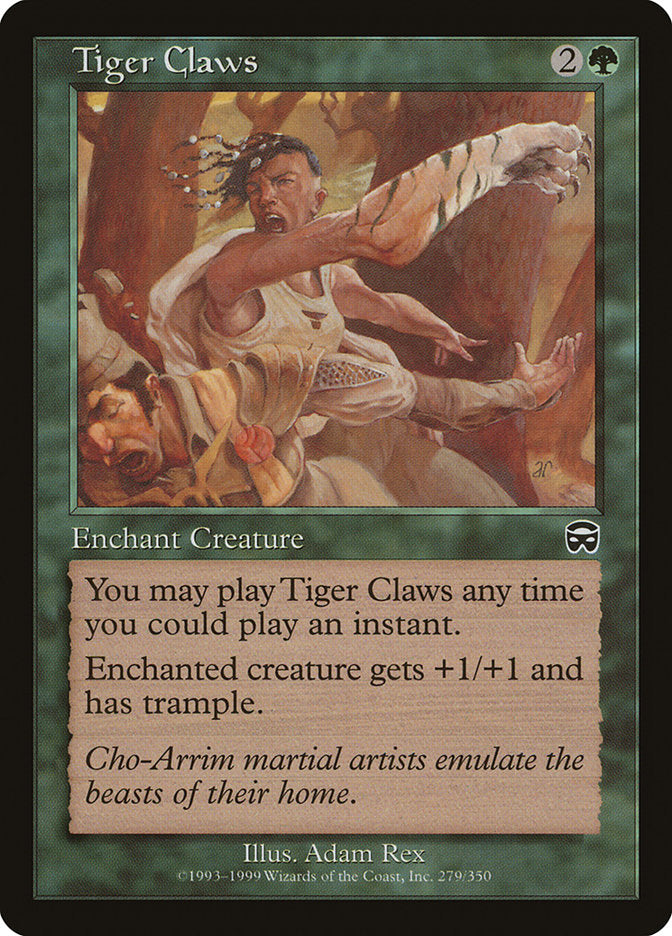Tiger Claws [Mercadian Masques] | Good Games Cannington