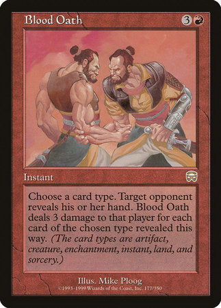 Blood Oath [Mercadian Masques] | Good Games Cannington