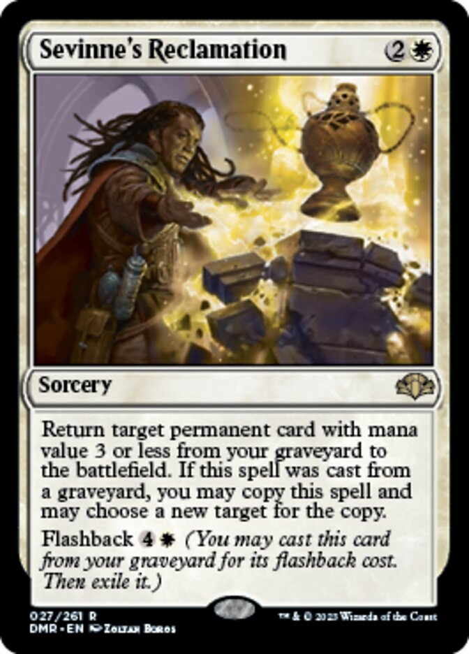 Sevinne's Reclamation [Dominaria Remastered] | Good Games Cannington