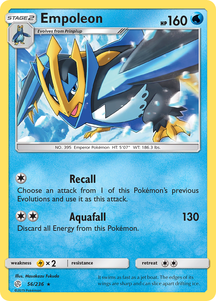 Empoleon (56/236) [Sun & Moon: Cosmic Eclipse] | Good Games Cannington