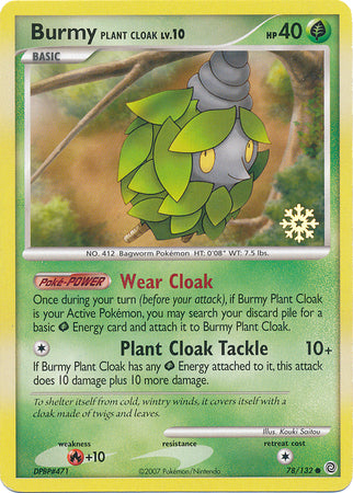 Burmy Plant Cloak (78/132) [Countdown Calendar Promos] | Good Games Cannington