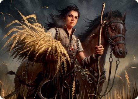 Ambitious Farmhand Art Card [Innistrad: Midnight Hunt Art Series] | Good Games Cannington