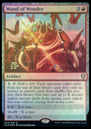 Wand of Wonder [Commander Legends: Battle for Baldur's Gate Prerelease Promos] | Good Games Cannington