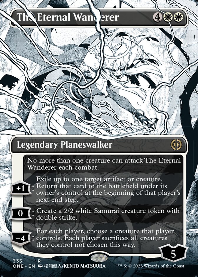 The Eternal Wanderer (Borderless Manga) [Phyrexia: All Will Be One] | Good Games Cannington