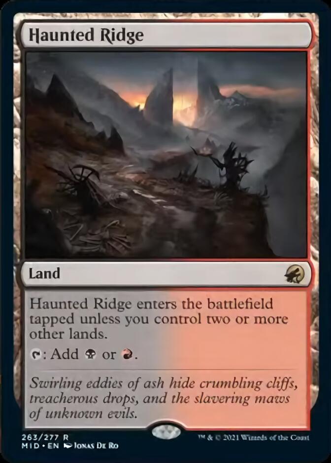 Haunted Ridge [Innistrad: Midnight Hunt] | Good Games Cannington