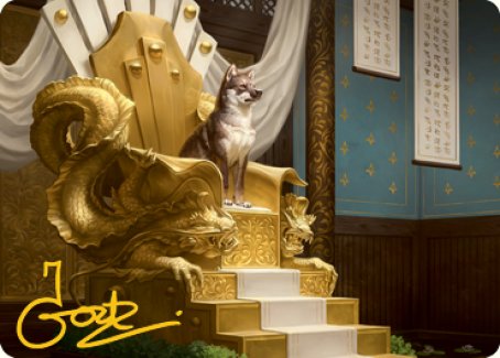 Yoshimaru, Ever Faithful Art Card (Gold-Stamped Signature) [Kamigawa: Neon Dynasty Art Series] | Good Games Cannington