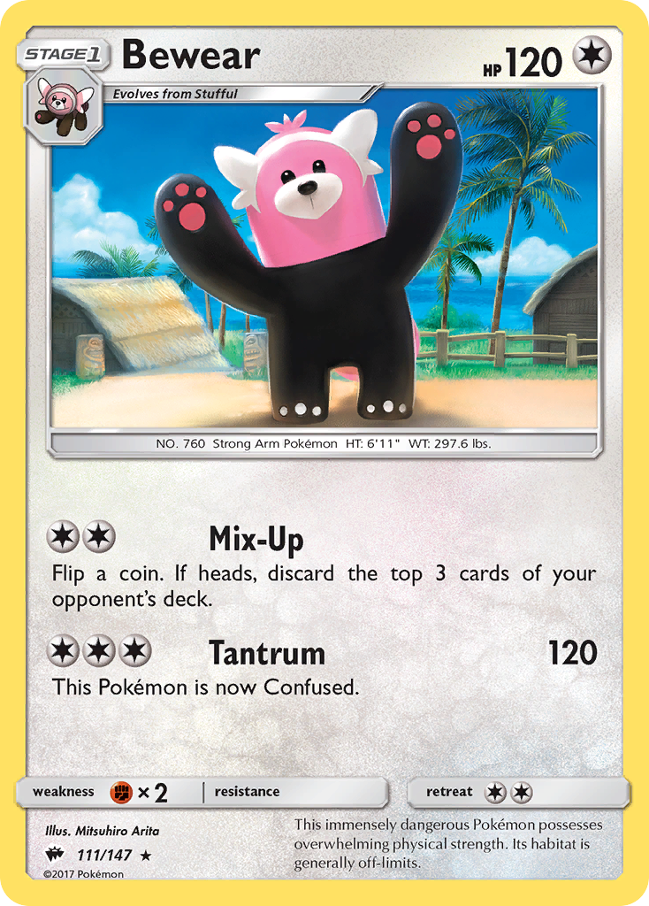 Bewear (111/147) [Sun & Moon: Burning Shadows] | Good Games Cannington