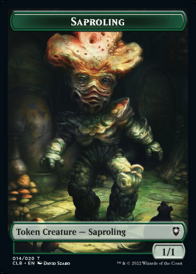 Saproling Token [Commander Legends: Battle for Baldur's Gate Tokens] | Good Games Cannington