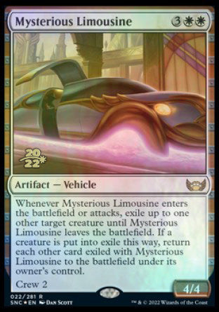 Mysterious Limousine [Streets of New Capenna Prerelease Promos] | Good Games Cannington