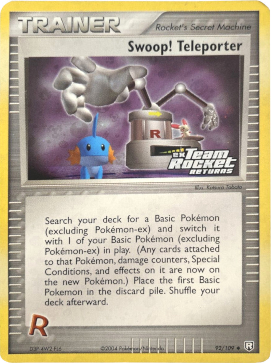 Swoop! Teleporter (92/109) (Stamped) [EX: Team Rocket Returns] | Good Games Cannington
