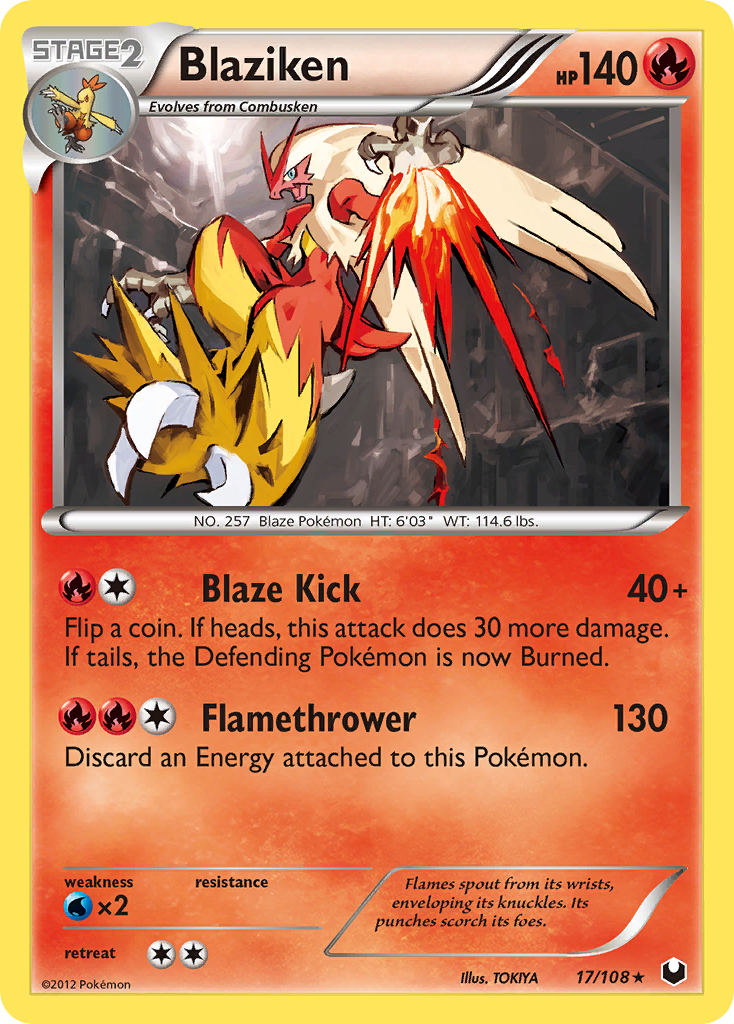 Blaziken (17/108) [Black & White: Dark Explorers] | Good Games Cannington