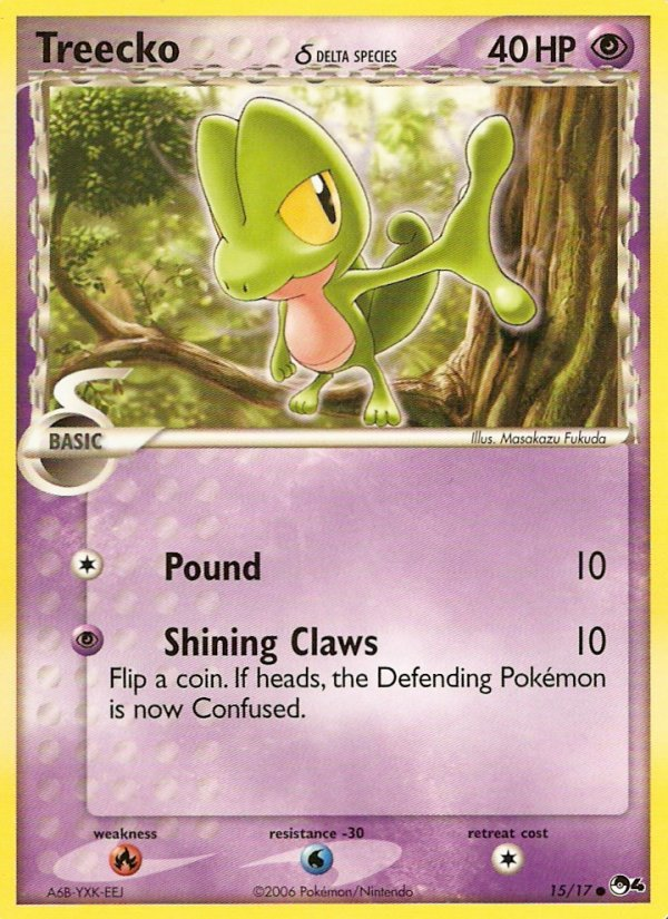 Treecko (15/17) (Delta Species) [POP Series 4] | Good Games Cannington