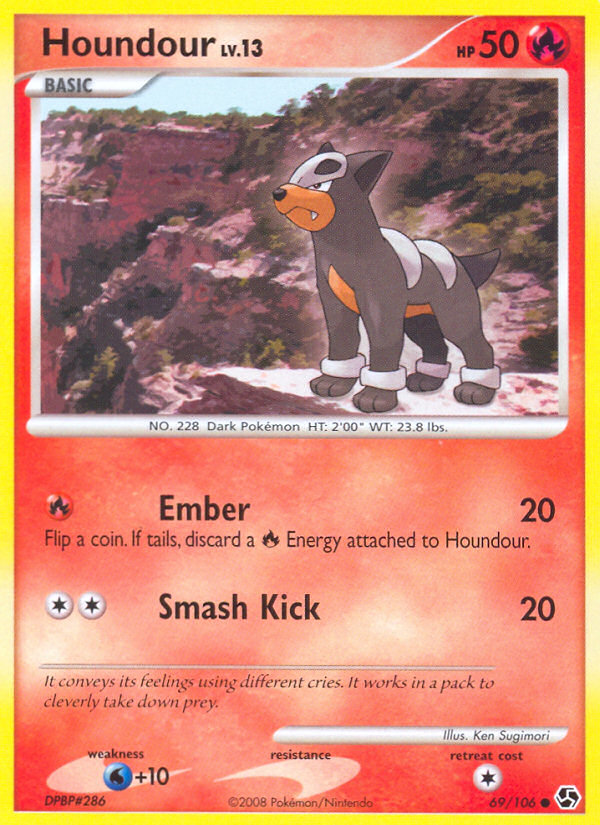 Houndour (69/106) [Diamond & Pearl: Great Encounters] | Good Games Cannington