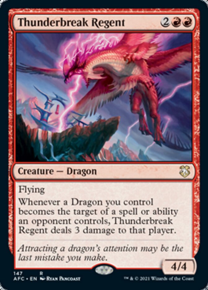 Thunderbreak Regent [Dungeons & Dragons: Adventures in the Forgotten Realms Commander] | Good Games Cannington