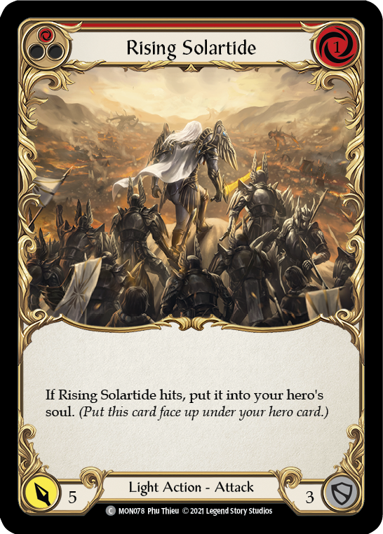 Rising Solartide (Red) [MON078] 1st Edition Normal | Good Games Cannington