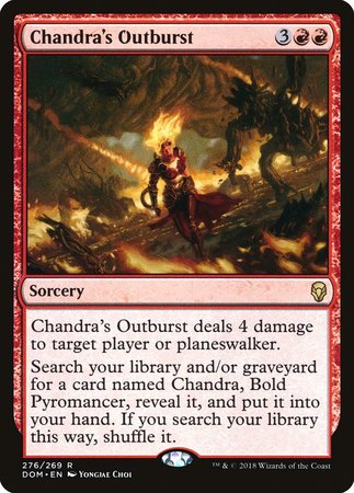 Chandra's Outburst [Dominaria] | Good Games Cannington