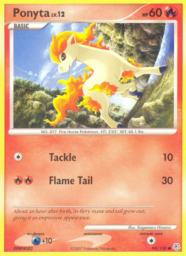 Ponyta (94/130) [Diamond & Pearl: Base Set] | Good Games Cannington