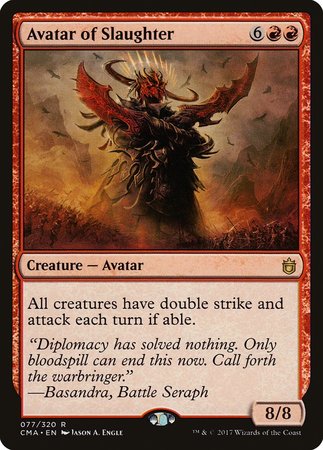 Avatar of Slaughter [Commander Anthology] | Good Games Cannington
