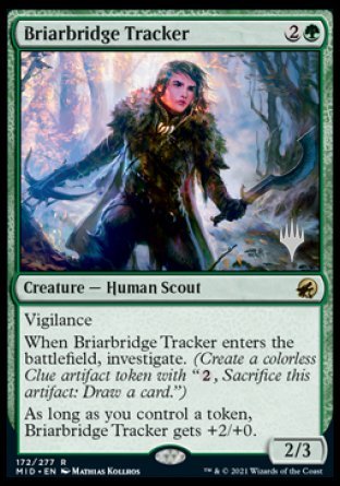 Briarbridge Tracker (Promo Pack) [Innistrad: Midnight Hunt Promos] | Good Games Cannington