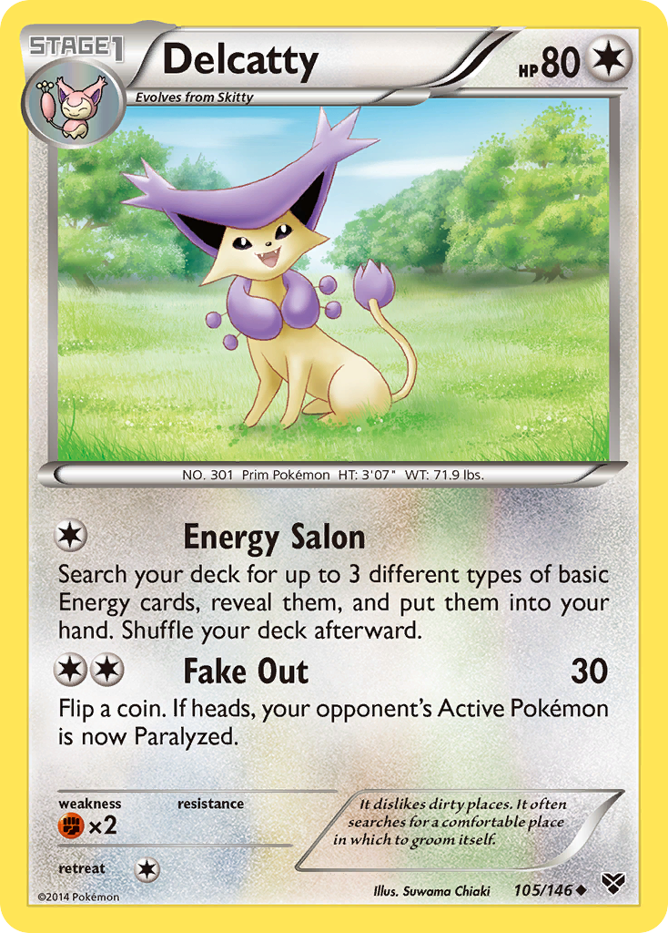 Delcatty (105/146) [XY: Base Set] | Good Games Cannington