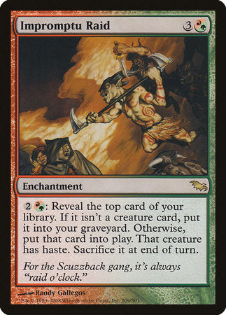 Impromptu Raid [Shadowmoor] | Good Games Cannington