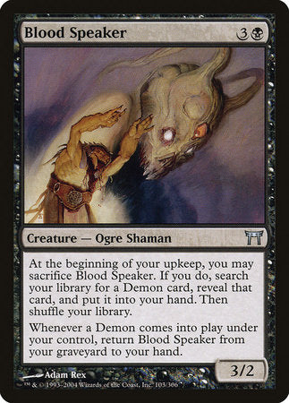 Blood Speaker [Champions of Kamigawa] | Good Games Cannington