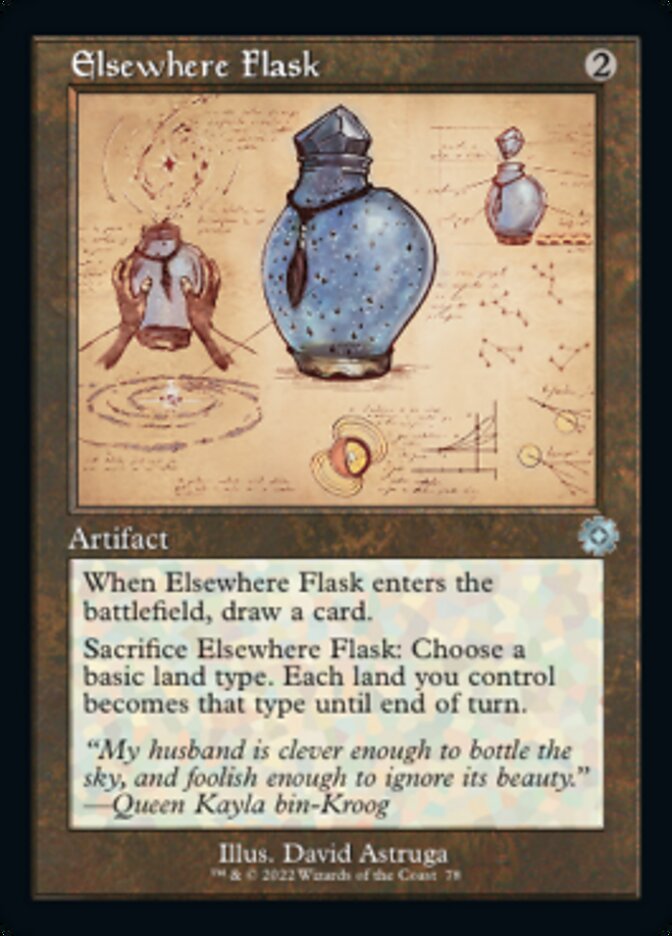 Elsewhere Flask (Retro Schematic) [The Brothers' War Retro Artifacts] | Good Games Cannington