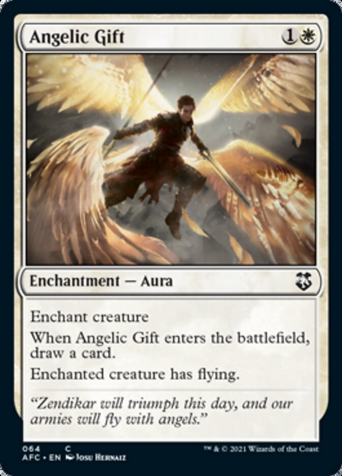 Angelic Gift [Dungeons & Dragons: Adventures in the Forgotten Realms Commander] | Good Games Cannington