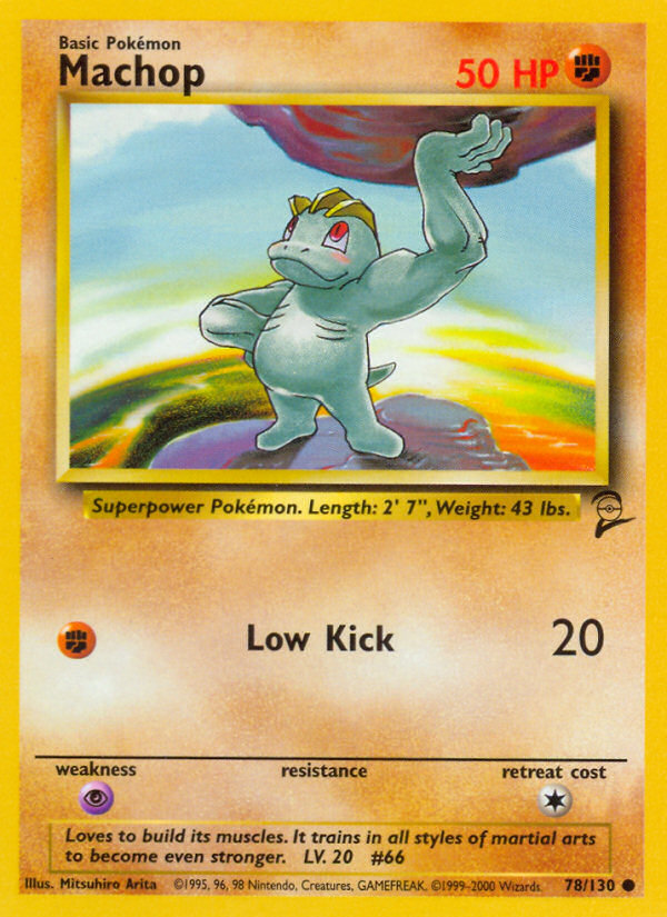 Machop (78/130) [Base Set 2] | Good Games Cannington