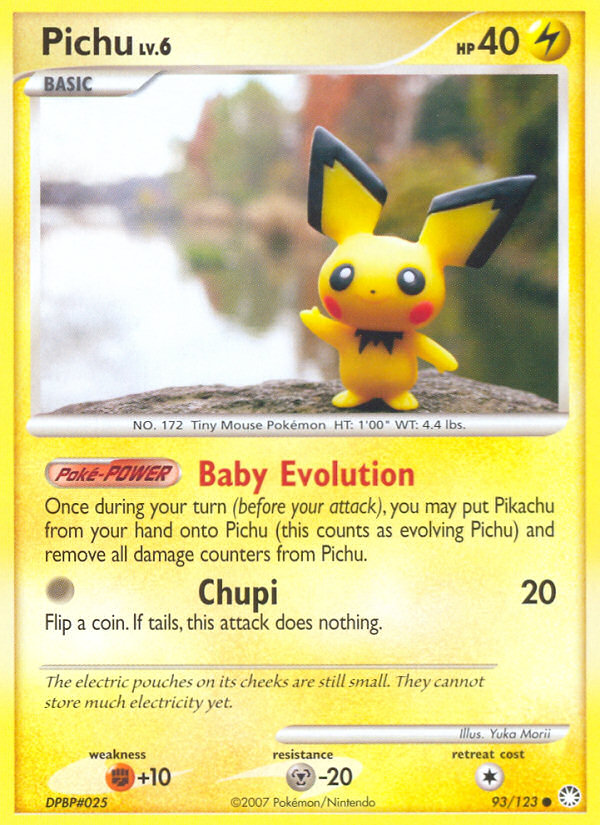 Pichu (93/123) [Diamond & Pearl: Mysterious Treasures] | Good Games Cannington