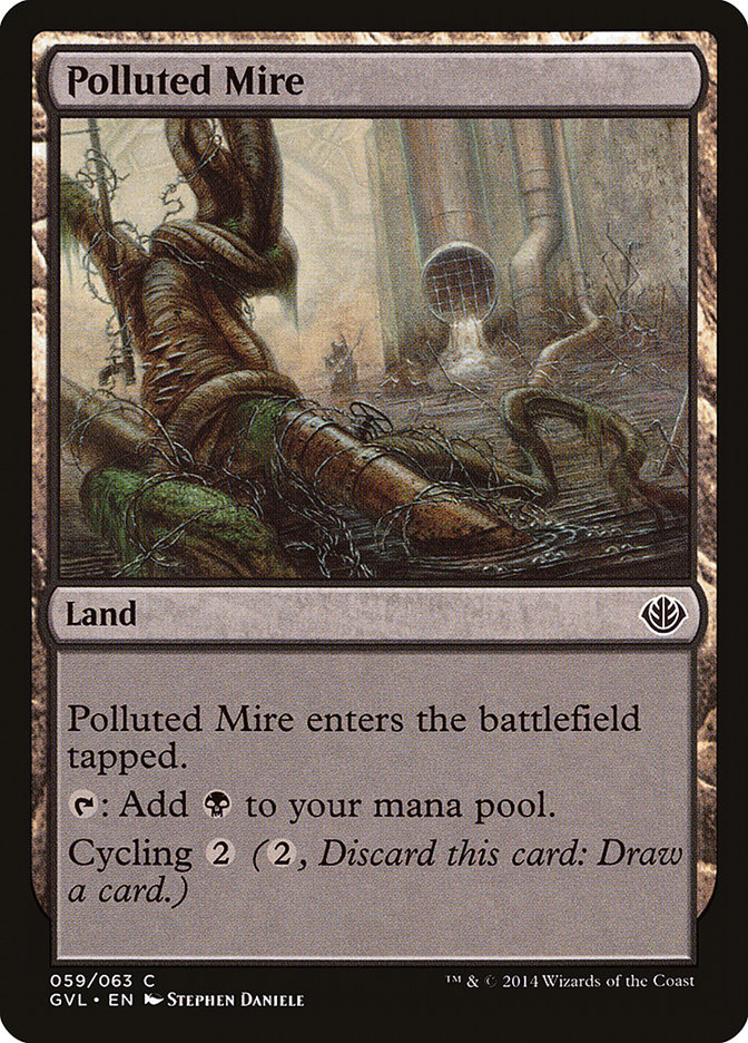 Polluted Mire (Garruk vs. Liliana) [Duel Decks Anthology] | Good Games Cannington