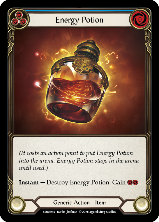 Energy Potion [KSU029-R] 1st Edition Normal | Good Games Cannington