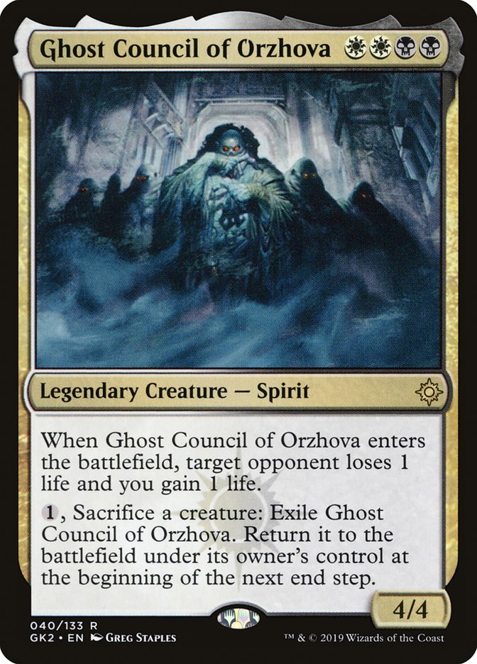 Ghost Council of Orzhova [Ravnica Allegiance Guild Kit] | Good Games Cannington