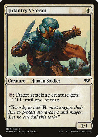 Infantry Veteran [Duel Decks: Speed vs. Cunning] | Good Games Cannington