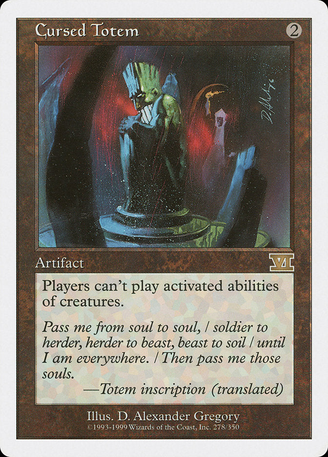 Cursed Totem [Classic Sixth Edition] | Good Games Cannington