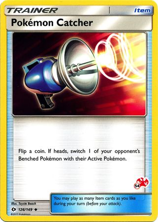 Pokemon Catcher (126/149) (Charizard Stamp #54) [Battle Academy 2020] | Good Games Cannington