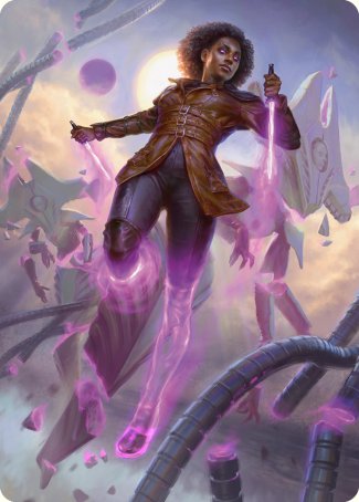 Kaya, Intangible Slayer Art Card [Phyrexia: All Will Be One Art Series] | Good Games Cannington
