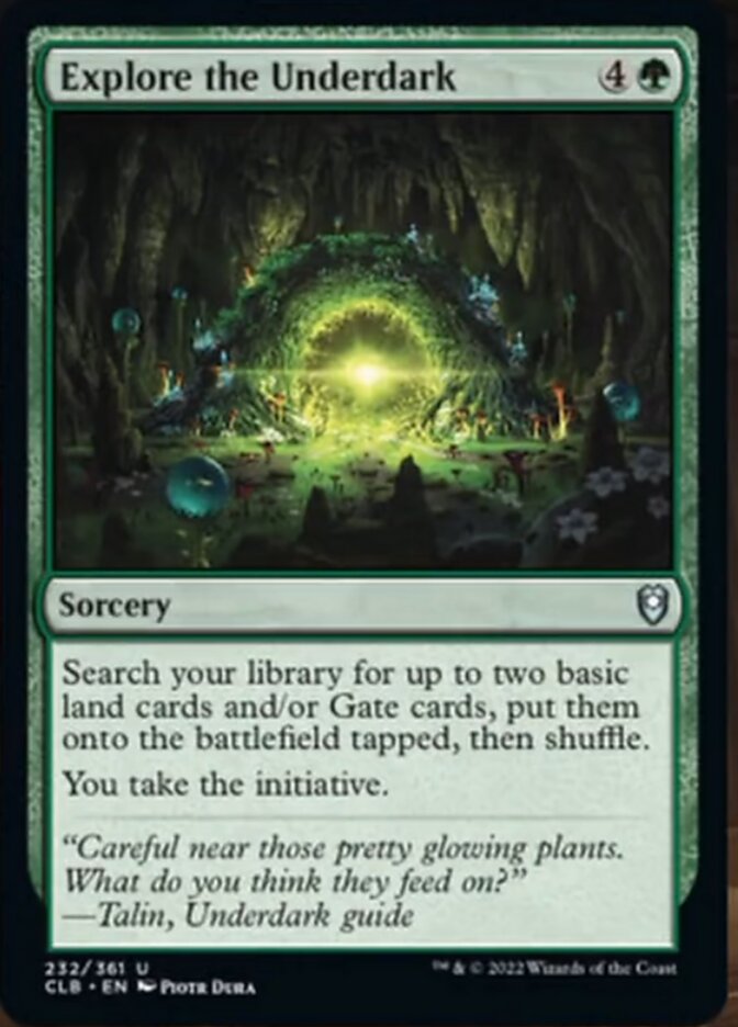 Explore the Underdark [Commander Legends: Battle for Baldur's Gate] | Good Games Cannington
