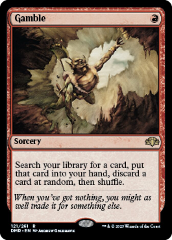 Gamble [Dominaria Remastered] | Good Games Cannington