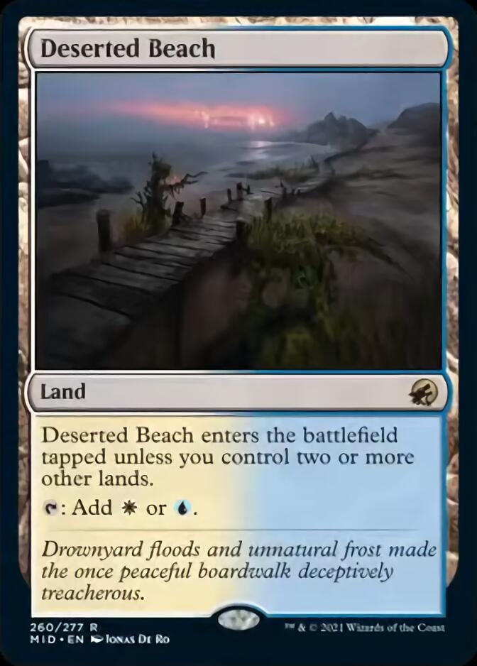 Deserted Beach [Innistrad: Midnight Hunt] | Good Games Cannington