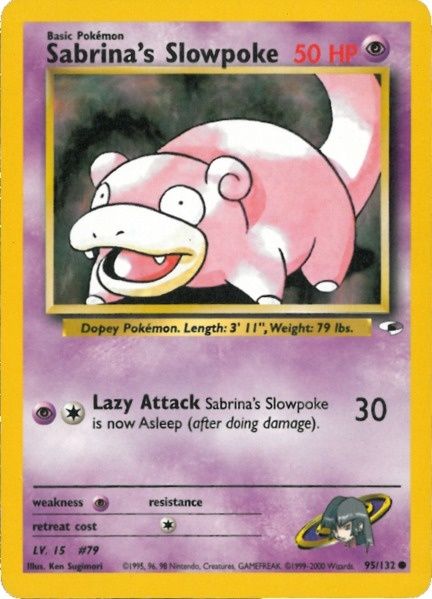Sabrina's Slowpoke (95/132) [Gym Heroes Unlimited] | Good Games Cannington